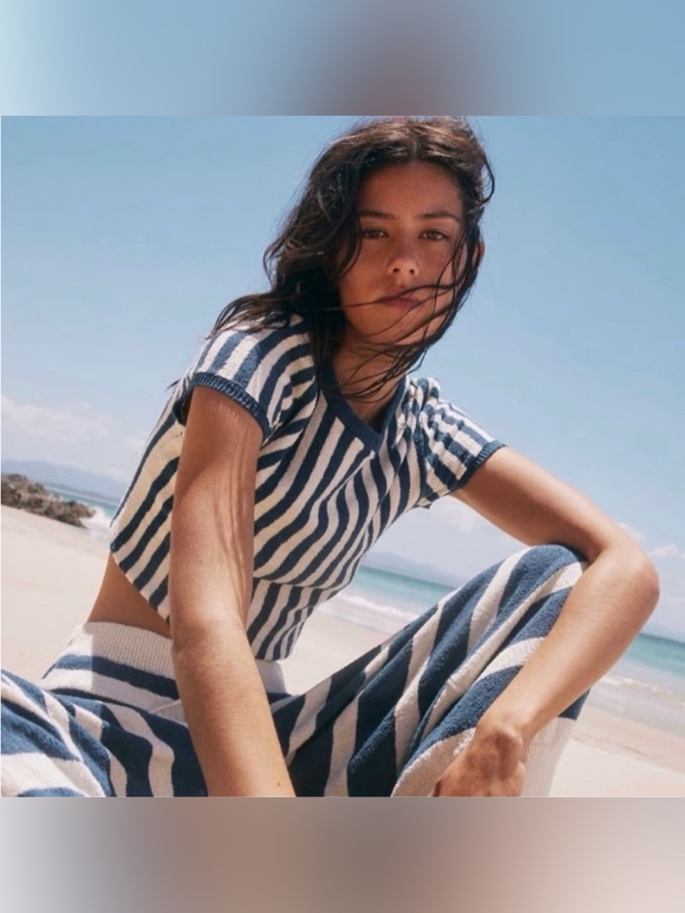 Free People Roberta Teri cloth Crop Top